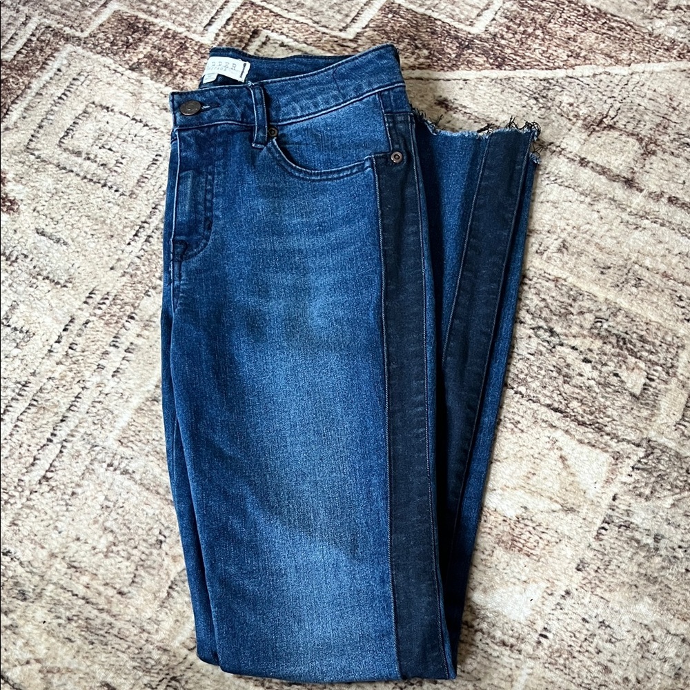 Harper Dark Blue Ankle Jeans